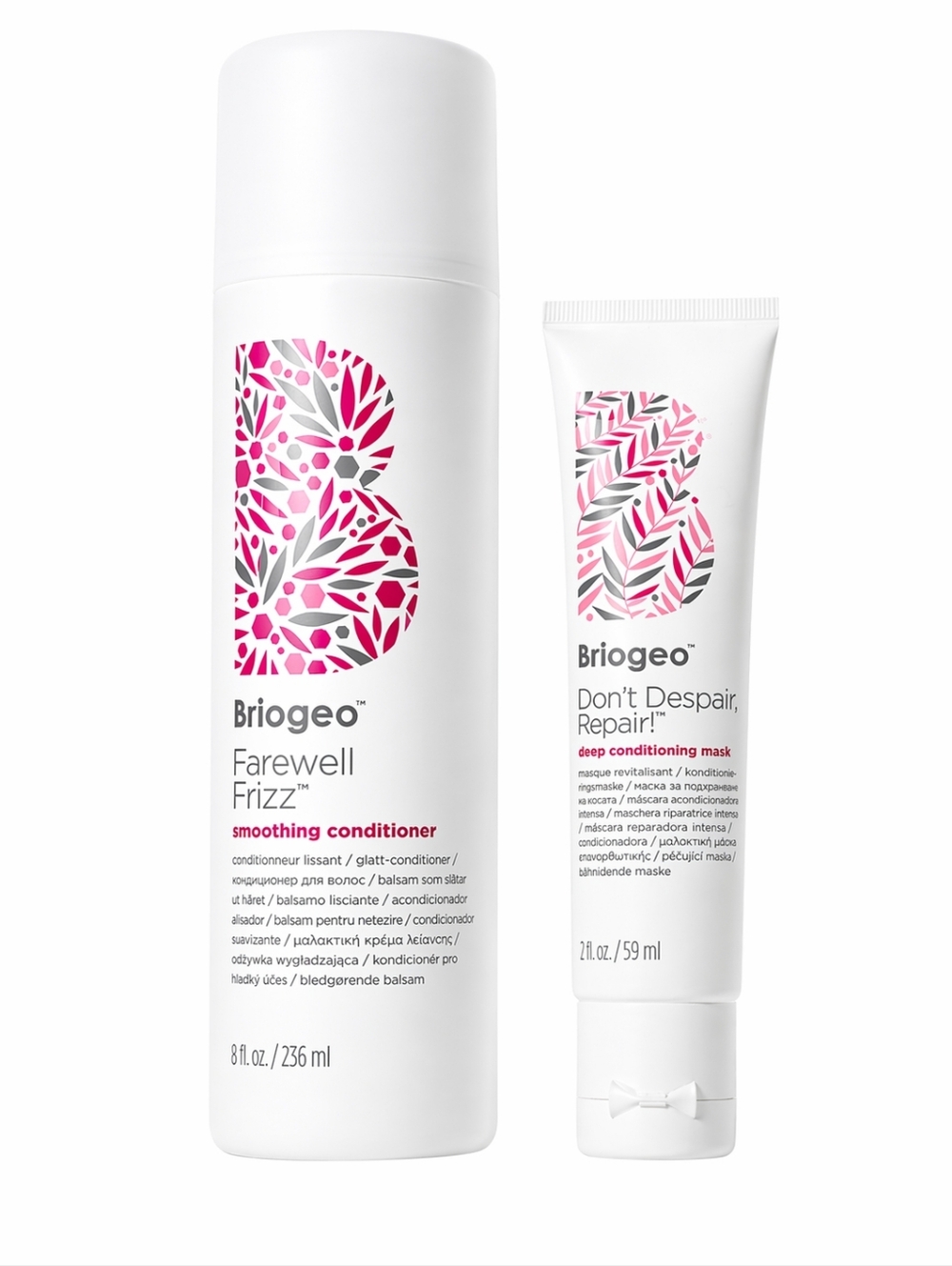 Briogeo Hair Care Set Farewell Frizz Conditioner & Don’t Despair Repair Mask Duo
